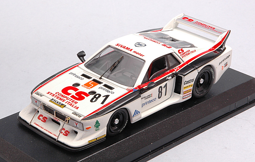 Lancia Beta Turbo N.81 5th Monza 1982 Casoni-Castellano 1:43 DS Modellismo Lancia Beta Turbo 5th Monza 1982 scala 1:43