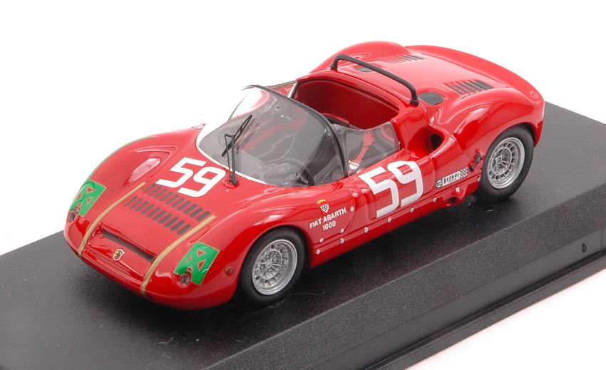 Abarth SP 1000 N.59 15th 1000 Km Monza 1968 Pasotti-Grano 1:43 DS Modellismo Abarth Sp 1000 15th 1000 Km Monza scala 1:43