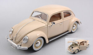 VW Kafer Beetle 1955 Cream scala 1:18 Burago