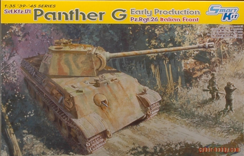 Panther G Italian Front Kit 1:35 DS Modellismo Panther G Italian Front Kit scala 1:35