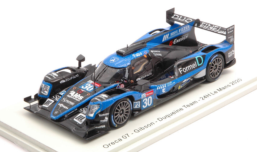Oreca 07 N.30 LM 2020 T.Gommendy-J.Hirschi-K.Tereschenko 1:43 DS Modellismo Oreca 07 LM 2020 scala 1:43