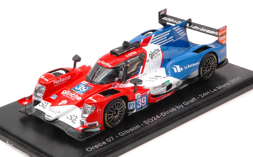 Oreca 07 Gibson N.39 LM 2021 Capillaire-A.Robin-M.Robin 1:43 DS Modellismo Oreca 07 Gibson LM 2021 scala 1:43