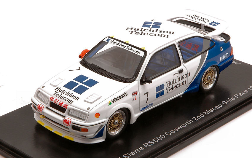 Ford Sierra RS500 Cosworth N.7 2nd Macau Guia Race 1989 Andy Rouse 1:43 DS Modellismo Ford Sierra RS500 Cosworth 2nd scala 1:43