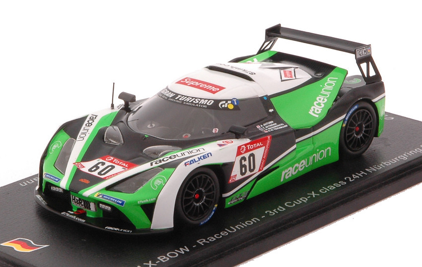 KTM X-Bow N.60 3rd Cup-X Class 24 H NURB.2019 BRODM.-NYTR.-TEICH.1:43 DS Modellismo Ktm X-Bow 3rd Cup-X Class 24 H scala 1:43