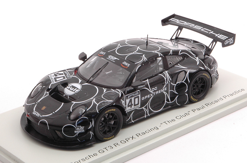 Porsche GT3 R GPX Racing N.40 the Club Paul Ricard Pricard Practice 1:43 DS Modellismo Porsche GT3 R Gpx Racing Club scala 1:43