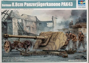 German 8.8 cm Panzerjagerk.Kit scala 1:35