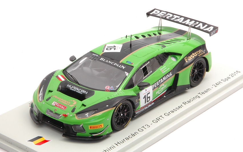 Lamborghini Huracan GT3 N.16 24 H Spa 2016 Bortolotti-Bleekemolen-Ineich DS Modellismo Lamborghini Huracan GT3 24 H Spa scala 1:43