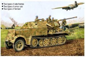 SD.KFZ.7/2 3,7 cm Flak 37 E/Armor scala 1:35