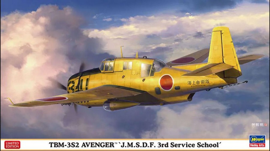 TBM-3S2 Avenger J.M.S.D.F. 3rd Service School Kit 1:72 DS Modellismo TBM-3S2 Avenger J.M.S.D.F. 3rd scala 1:72