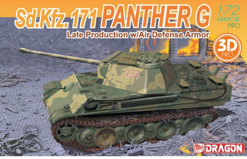 Panther G Late Production W/Air Defense Armor Kit 1:72 DS Modellismo Panther G Late Production W/Air scala 1:72