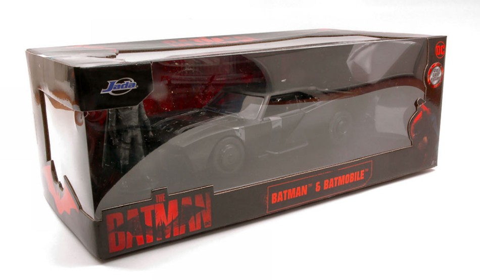 Batmobile "The Batman" 2022 + Figure 1:24 Jada Toys DS Modellismo Batmobile "The Batman" 2022 scala 1:24