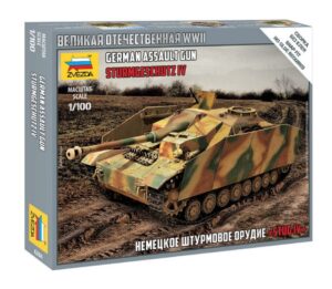 German Stug IV Kit scala 1:100 Zvezda