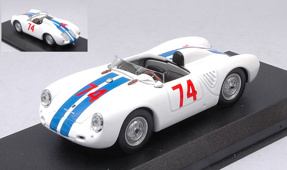Porsche 550 RS N.74 Nassau Memorial Trophy Race 1958 Don Sesslar 1:43 DS Modellismo Porsche 550 RS Nassau Memorial scala 1:43