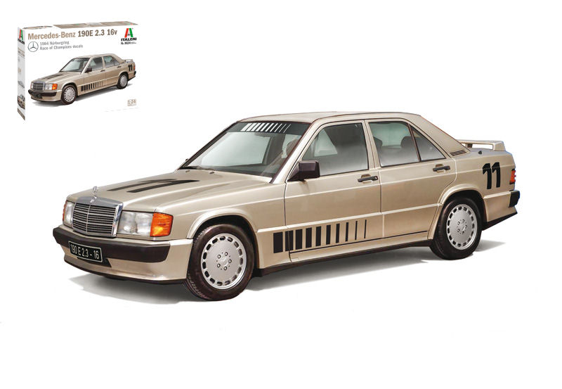 Mercedes 190 E 2.3 16V Kit 1:24 DS Modellismo Mercedes 190 E 2.3 16V Kit scala 1:24