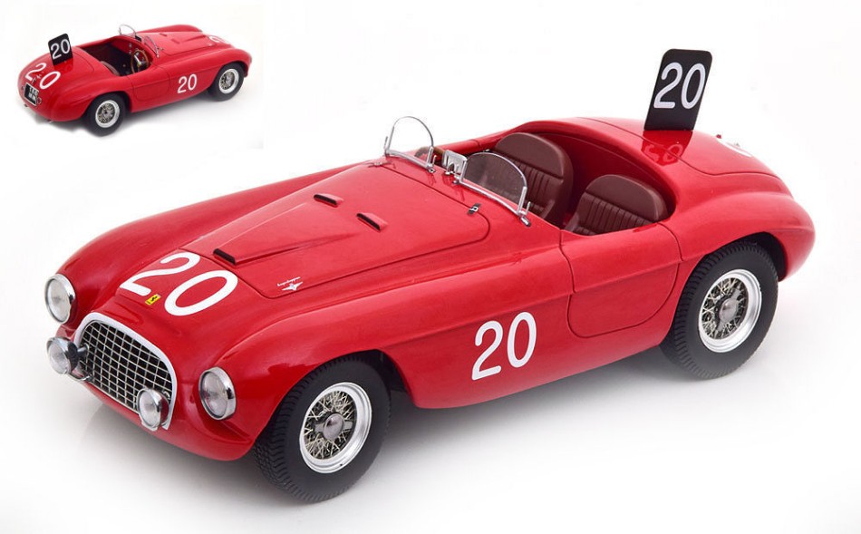 Ferrari 166 MM N.20 Winner 24 H Spa 1949 Chinetti-Lucas 1:18 DS Modellismo Ferrari 166 Mm Winner 24 H Spa scala 1:18