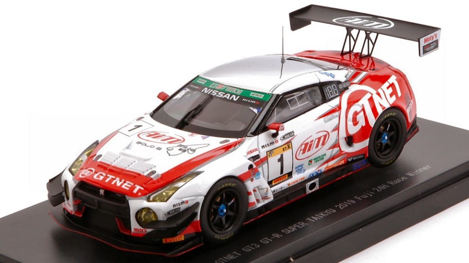 Gtnet GT3 GT-R N.1 Super Taikyu 2019 Fuji 24 H Race Winner 1:43 DS Modellismo Gtnet GT3 GT-R Super Taikyu 2019 scala 1:43