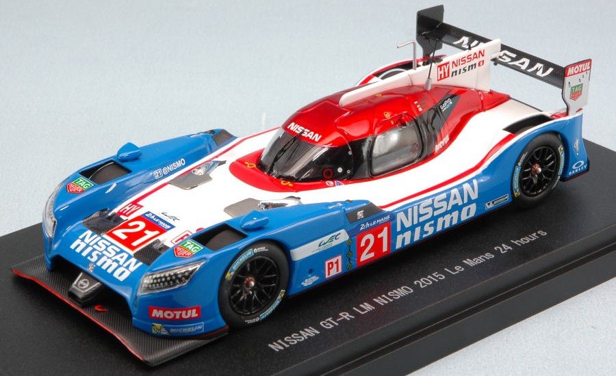 Nissan GT-R N.21 DNF LM 2015 Matsuda-Ordonez-Shulzhitskiy 1:43 DS Modellismo Nissan GT-R Dnf LM 2015 scala 1:43