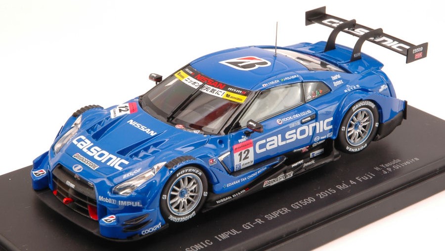 Nissan GT-R N.12 3rd Rd.4 Fuji 2015 Super GT500 Yasuda-Oliveira 1:43 DS Modellismo Nissan GT-R 3rd Rd.4 Fuji 2015 scala 1:43