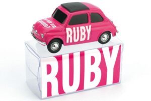 Fiat 500 Ruby scala 1:43 Brumm