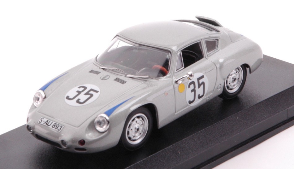 Porsche Abarth N.35 12th Le Mans 1962 R.Buchet-H.Schiller 1:43 DS Modellismo Porsche Abarth 12th Le Mans 1962 scala 1:43
