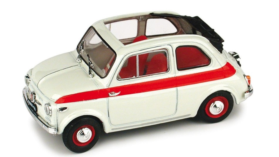 Fiat 500 Sport Aperta 1957 1:43 DS Modellismo Fiat 500 Sport Aperta 1957 scala 1:43 Brumm