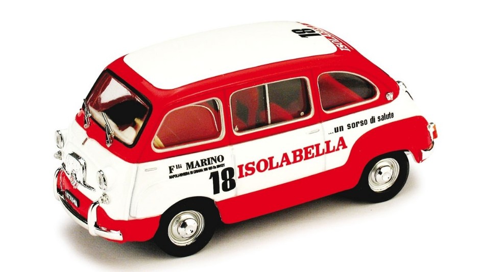 Fiat 600 Multipla Amaro Isolabella 1960 1:43 DS Modellismo Fiat 600 Multipla Amaro scala 1:43