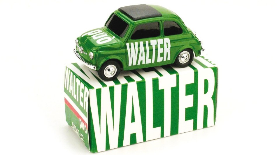 Fiat 500 Walter 2008 1:43 DS Modellismo Fiat 500 Walter 2008 scala 1:43 Brumm