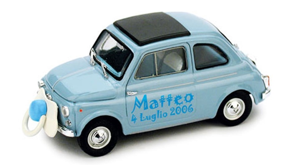Fiat 500 D 1960 Matteo 1:43 DS Modellismo Fiat 500 D 1960 Matteo scala 1:43 Brumm