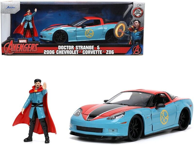 Chevrolet Corvette Marvel Doctor Strange Blue/Red 1:24 Jada Toys DS Modellismo Chevrolet Corvette Marvel Doctor scala 1:24