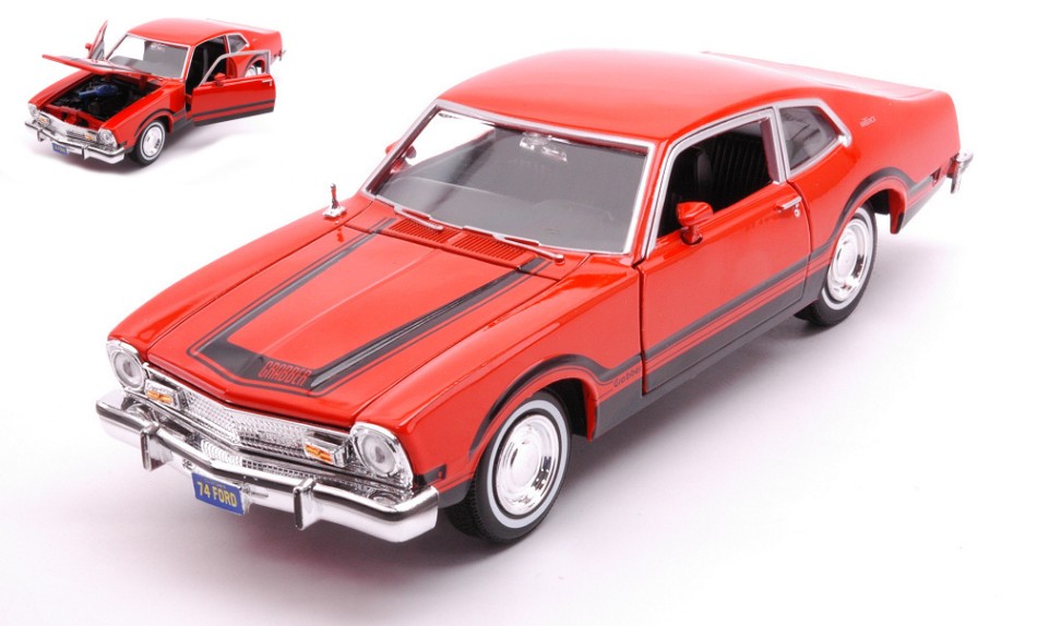 Ford Maverick Grabber 1974 Orange/Black 1:24 DS Modellismo Ford Maverick Grabber 1974 scala 1:24