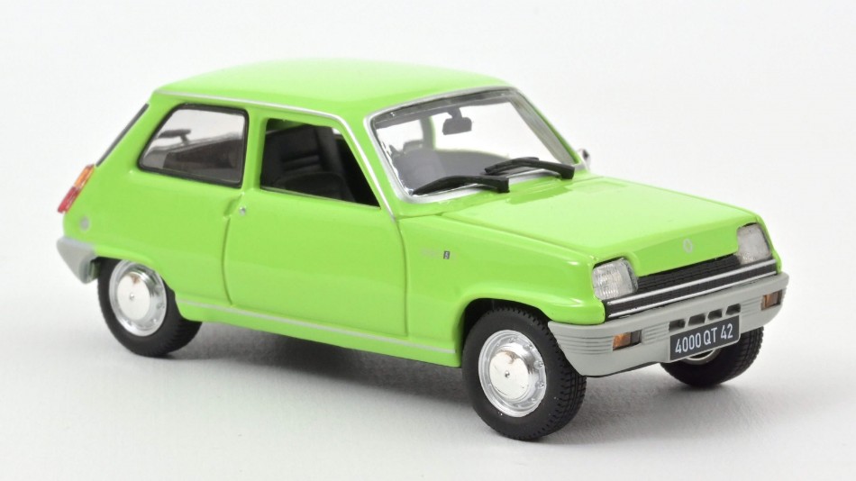 Renault 5 Tl 1972 Light Green 1:43 DS Modellismo Renault 5 Tl 1972 Light Green scala 1:43
