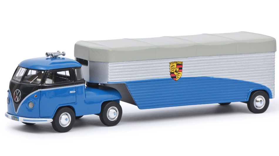 VW T1 Continental Motors Blue/Black 1:64 DS Modellismo VW T1 Continental Motors scala 1:64