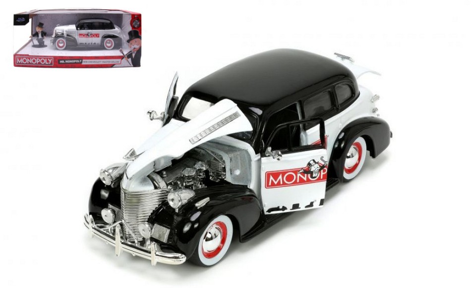 Chevrolet Master 1939 Mr.Monopoly 1:24 Jada Toys DS Modellismo Chevrolet Master 1939 Mr.Monopoly scala 1:24