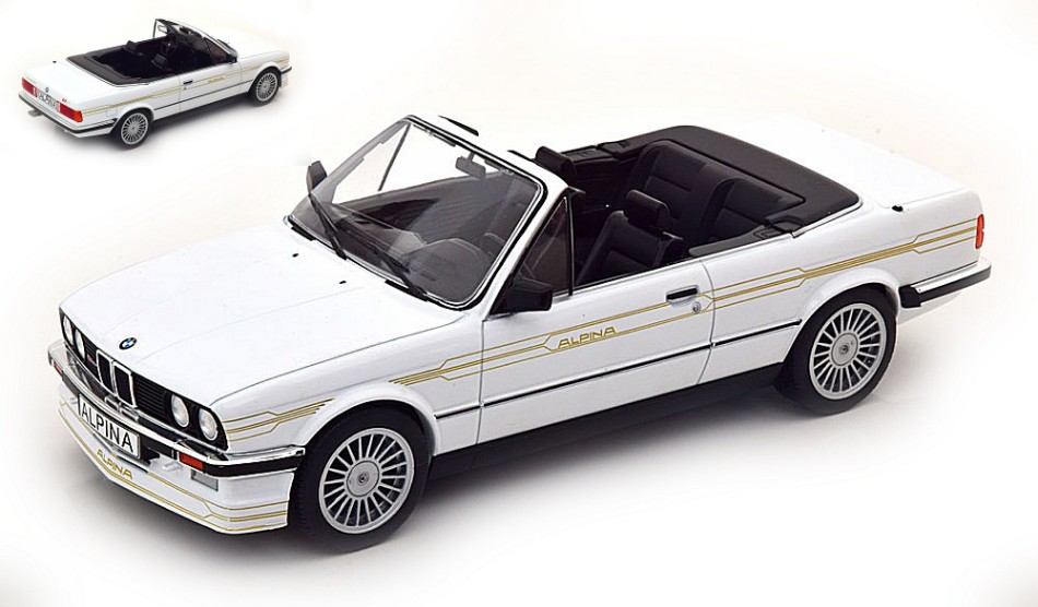 BMW Alpina C2 2.7 Convertible White 1:18 DS Modellismo BMW Alpina C2 2.7 Convertible scala 1:18