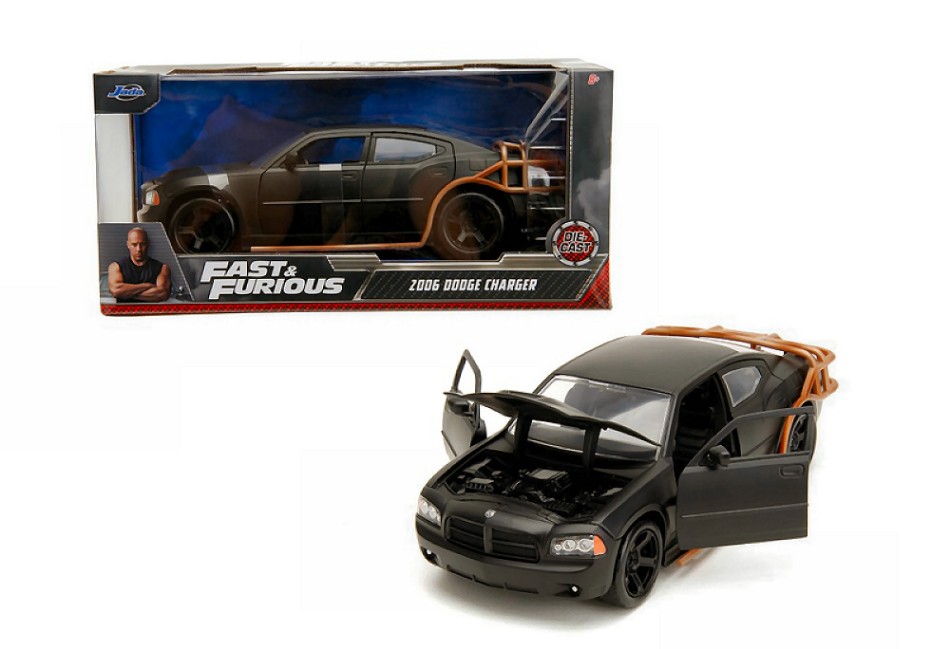 Dodge Charger Heist Car Fast & Furious Black 1:24 Jada Toys DS Modellismo Dodge Charger Heist Car Fast scala 1:24
