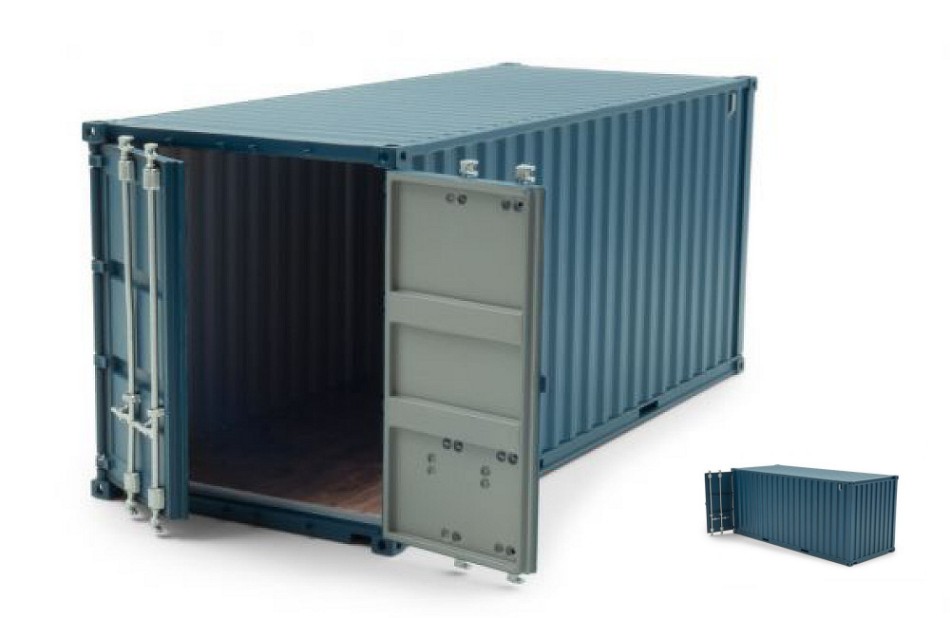 Container 20 Piedi Blue 1:32 DS Modellismo Container 20 Piedi Blue scala 1:32