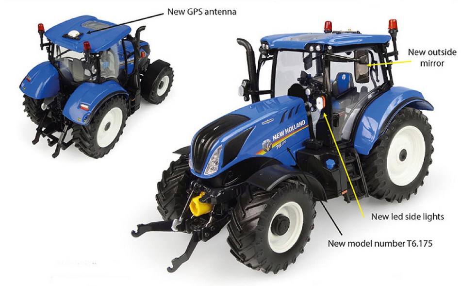 New Holland T6.175 Dynamic Command 1:32 DS Modellismo Holland T6.175 Dynamic Command scala 1:32