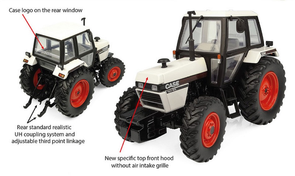 Trattore Case 1394 - 4WD 1:32 DS Modellismo Trattore Case 1394 4WD scala 1:32