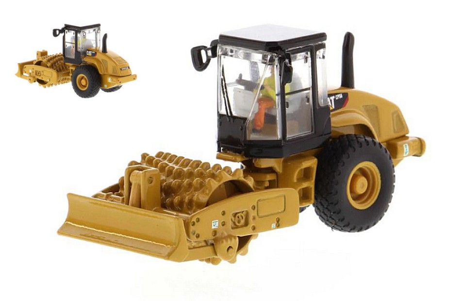 Cat CP-563E Padfoot Drum Soil Compactor 1:87 DS Modellismo Cat CP-563E Padfoot Drum Soil scala H0