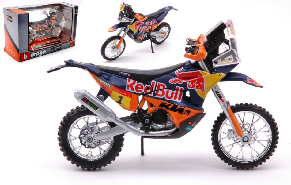 KTM 450 Rally N.1 Dakar Rally 2019 Toby Price Burago 1:18 DS Modellismo Ktm 450 Rally Dakar Rally 2019 scala 1:18