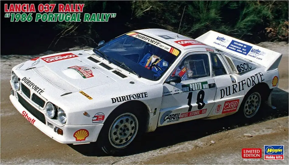 Lancia 037 1986 Portugal Rally Kit 1:24 DS Modellismo Lancia 037 1986 Portugal Rally scala 1:24