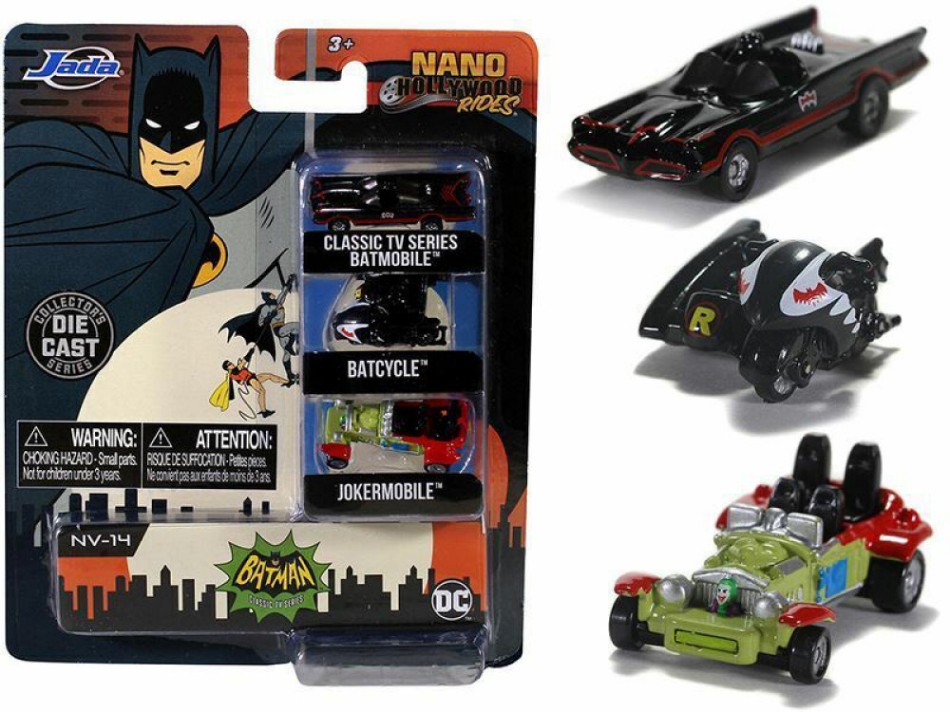 Batman 3-Pack Nano Cars Mm 30 Blister Jada Toys DS Modellismo Batman Nano Cars 30 Blister Jada Toys