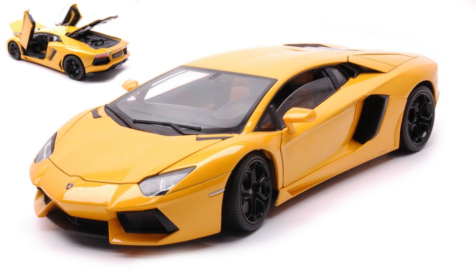 Lamborghini Aventador Lp700-4 2011 Yellow 1:18 DS Modellismo Lamborghini Aventador Lp700-4 scala 1:18