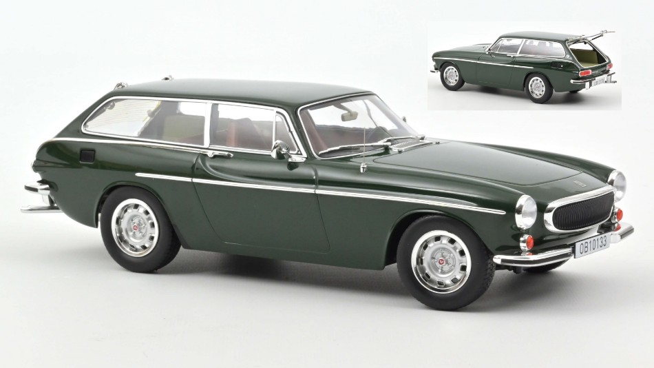 Volvo 1800 Es 1973 Cypres Green 1:18 DS Modellismo Volvo 1800 Es 1973 Cypres Green scala 1:18