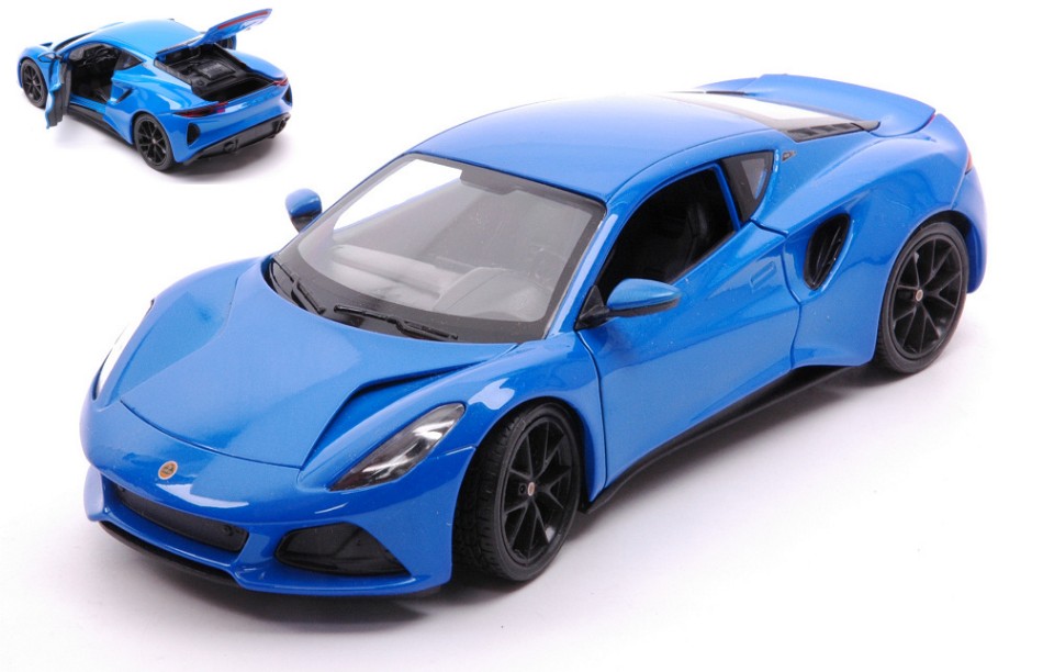 Lotus Emira 2021 Blue 1:24 DS Modellismo Lotus Emira 2021 Blue scala 1:24 Welly