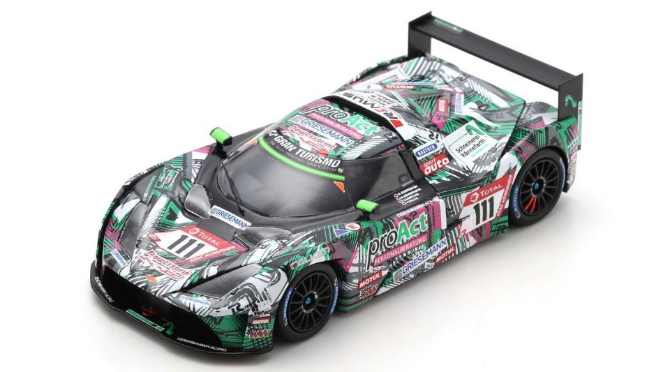 KTM X-Bow GT4 N.111 24 H Nurburgring 2021 Volte-Sandtler-Griesemann-Ronn DS Modellismo Ktm X-Bow GT4 24 H Nurburgring scala 1:43