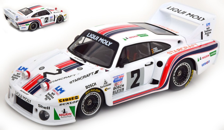 Porsche 935 J N.2 24H Daytona 1980 Merl/Joest/Stommelen 1:18 DS Modellismo Porsche 935 J 24H Daytona 1980 scala 1:18