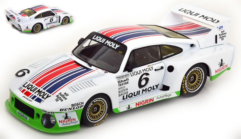Porsche 935 J N.6 Spa Francorchamps 1980 R.Stommelen 1:18 DS Modellismo Porsche 935 J Spa Francorchamps scala 1:18