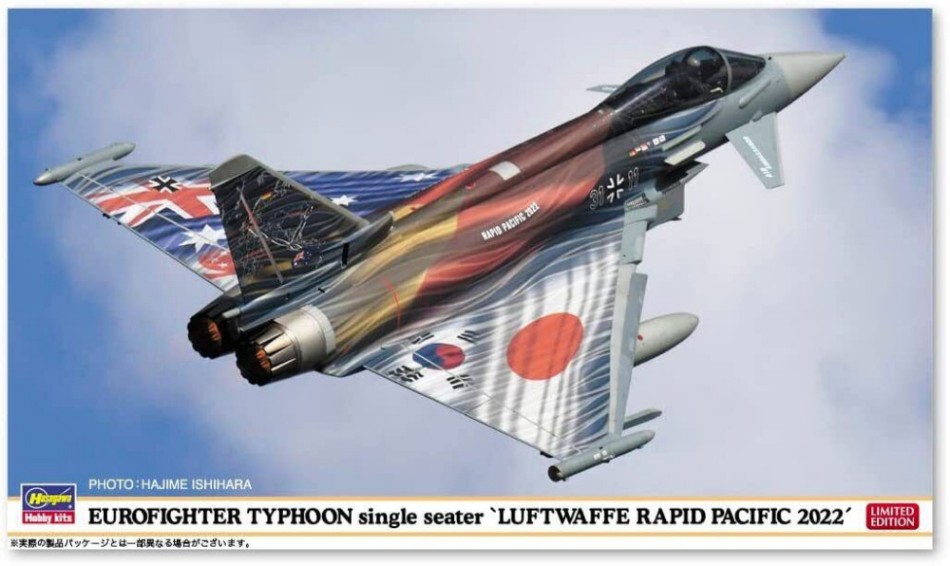 Eurofighter Typhoon Lutwaffe Rapid Pacific 2022 Kit 1:72 DS Modellismo Eurofighter Typhoon Lutwaffe scala 1:72