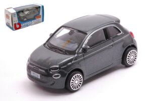 Fiat 500E La Prima 2021 Gun Grey scala 1:43